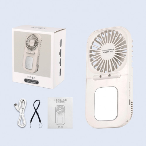 Mini ventilateur de refroidissement de bureau pliable, chargeur USB, portatif, pour l'extérieur, compresse froide (bleu marine) SH201B600-012