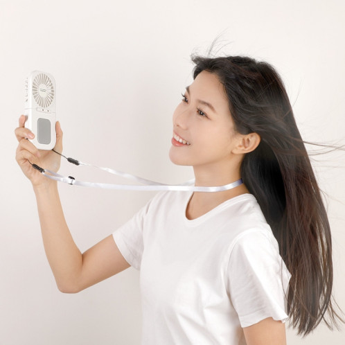 Mini ventilateur de refroidissement de bureau pliable, chargeur USB, portable, extérieur, compresse froide (blanc) SH201A1517-012