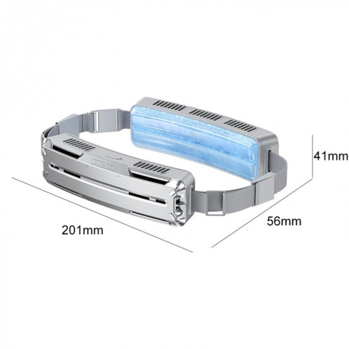 Ceinture de glace, ventilateur de refroidissement pour Sports de plein air, Mini ventilateur de taille Portable (ciel foncé) SH901A1080-012