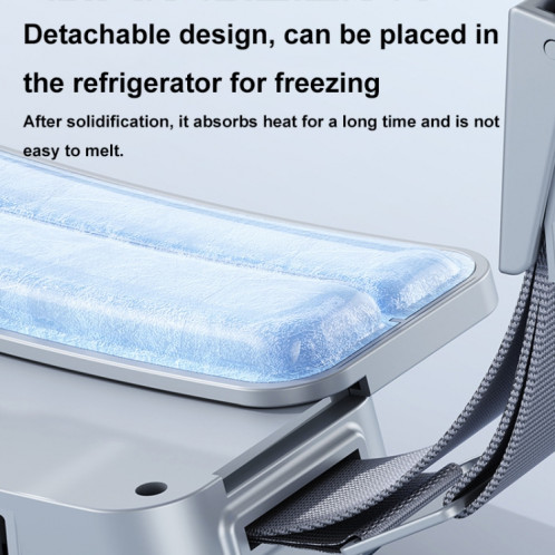 Ceinture de glace, ventilateur de refroidissement pour Sports de plein air, Mini ventilateur de taille Portable (ciel foncé) SH901A1080-012