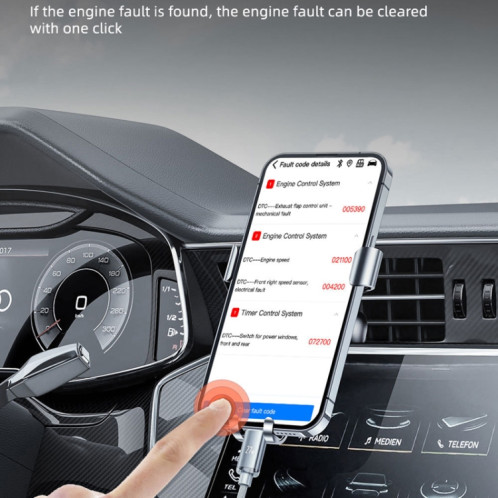 Détecteur de défauts de voiture Détection multifonctionnelle Bluetooth OBD SH81551101-08