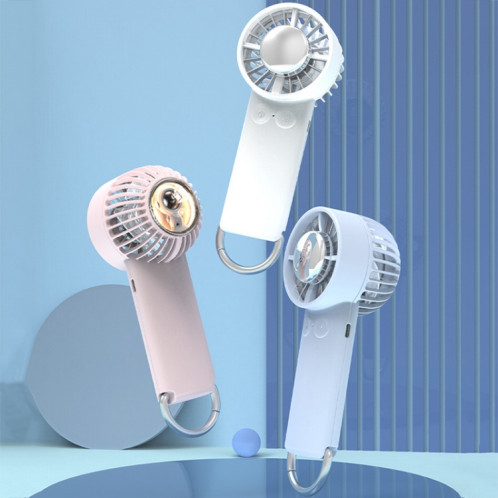 Ventilateur de climatisation portatif extérieur, veilleuse d'astronaute, ventilateur de refroidissement à semi-conducteur (bleu clair) SH301B30-014