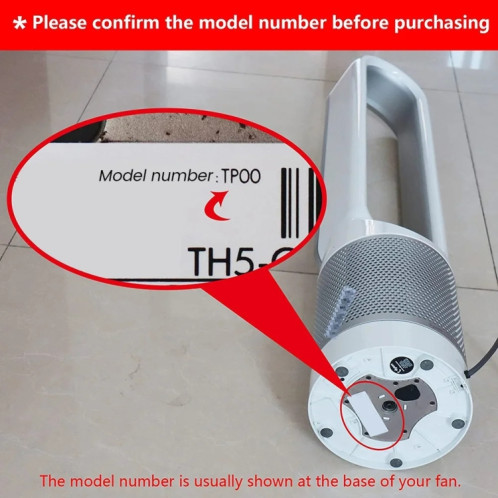 Télécommande de ventilateur sans pales pour purificateur d'air Dyson TP04 TP06 TP09 DP04 (style 16) SH701B1267-05