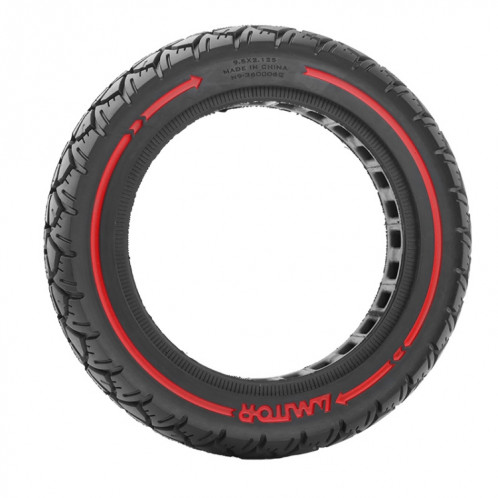 AIMITE 9,5 x 2,125 / 36 Card 9,5 pouces Scooter électrique 230 x 50 Pneu tout-terrain universel (ligne rouge) SA301A859-04