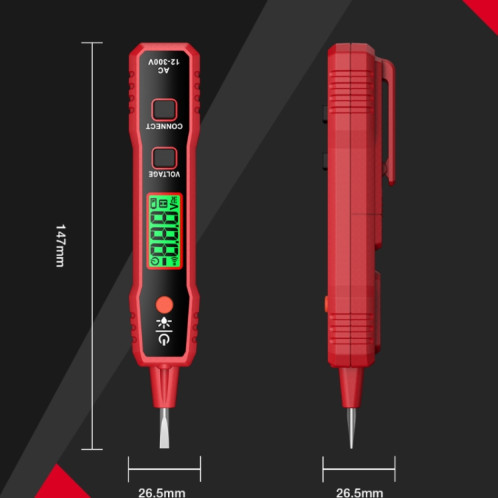 Stylo de Test haute sensibilité, affichage numérique LCD, alarme sonore et lumineuse (HT89A) SH601A1063-011