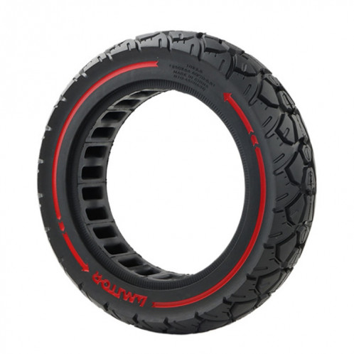 AIMITE 10 pouces 45mm fente Scooter universel anti-explosion antidérapant Absorption des chocs pneu tout-terrain (ligne rouge) SA501A41-05