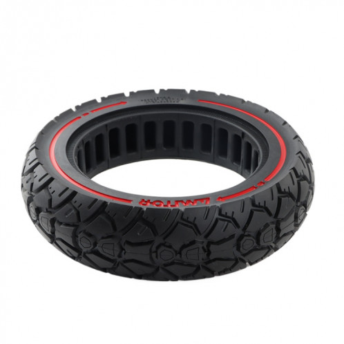 AIMITE 10 pouces 45mm fente Scooter universel anti-explosion antidérapant Absorption des chocs pneu tout-terrain (ligne rouge) SA501A41-05