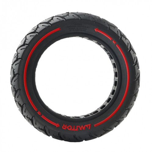 AIMITE 10 pouces 45mm fente Scooter universel anti-explosion antidérapant Absorption des chocs pneu tout-terrain (ligne rouge) SA501A41-05