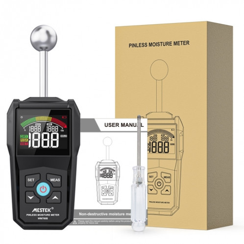 Détecteur d'humidité du bois sans contact WM700B avec fonction d'alarme à écran LCD SM84911703-013