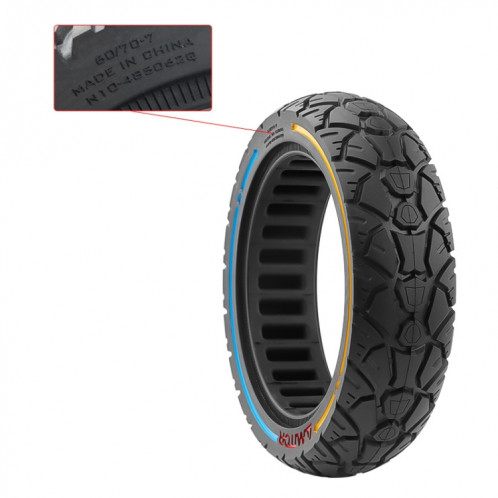 AIMITE 60/70-7 48.5 Card Scooter électrique 10 x 2.5-7 Pneu solide universel (coloré) SA401A347-06