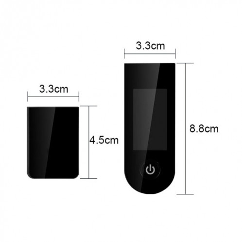 Couvercle de Surface d'instrument pour Xiaomi M365 Pro, avec panneau d'affichage de colle Double face, accessoires de Scooter électrique SH19011348-04