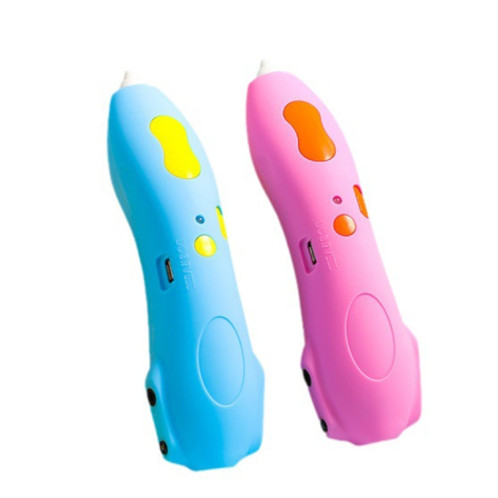 Stylo d'impression 3D à basse température à détection infrarouge pour enfants, stylo de peinture Graffiti bricolage (1000 mAh-rose) SH701A93-014