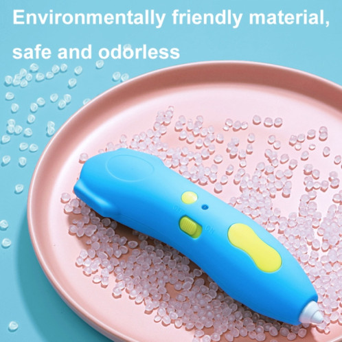 Stylo d'impression 3D à basse température à détection infrarouge pour enfants, stylo de peinture graffiti DIY (1000 mAh-bleu) SH701B144-014