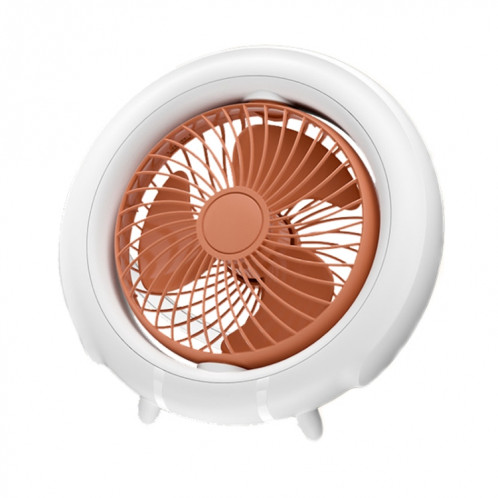 Veilleuse de bureau ventilateur pliant camping en plein air mini ventilateur suspendu, couleur: orange basique SH9201451-011