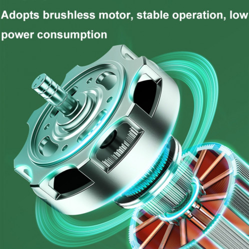Veilleuse de bureau ventilateur pliant camping en plein air mini ventilateur suspendu, couleur: vert basique SH92021653-011