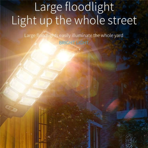 E-SMARTER W789A-6 LED lumière forte Double rangée lumière de jardin solaire lampadaires à Induction SE63011272-010