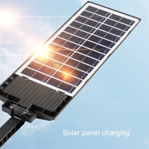 E-SMARTER W789A-6 LED lumière forte Double rangée lumière de jardin solaire lampadaires à Induction SE63011272-010
