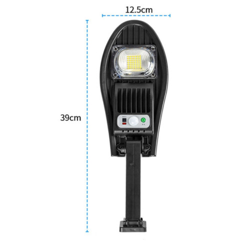 Lampe solaire de jardin à LED E-SMARTER W776B avec capteur et télécommande SE16011603-012