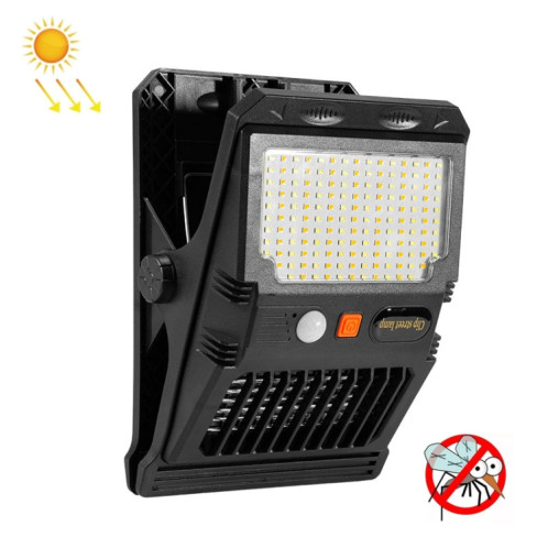 E-SMARTER W7105-1 Patch lampe solaire avec pince lampe anti-moustique Portable capteur de corps lumière de jardin extérieure SE35011275-010