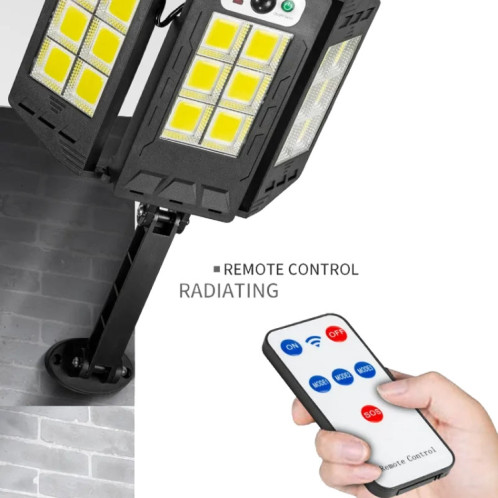 E-SMARTER W796-9 applique murale à Induction solaire lampe extérieure intelligente avec télécommande SE50061410-011