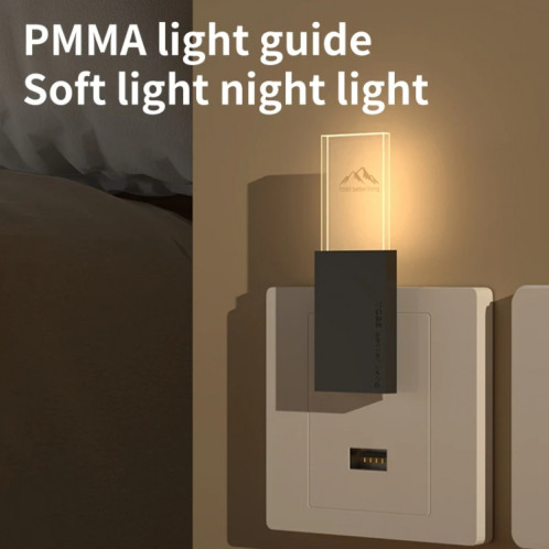 Lampe murale intelligente Veilleuses Mini Maison Insectifuge Répulsif Souris (Noir) SH701A160-09