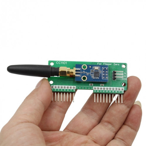 Pour module SubGhz externe Flipper Zero CC1101 433 MHz (AL-276) SH701A1339-06