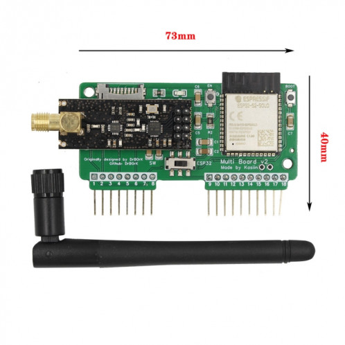 Pour carte de développement Flipper Zero WiFi Multiboard NRF24 + ESP32 (AL-275) SH101A84-07