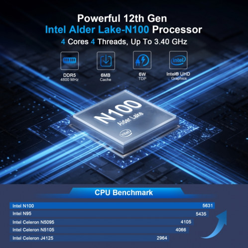 HYSTOU P09B-J4125-4L 8 Go DDR4 + 128 Go SSD Route logicielle pour ordinateur industriel à partir d'une mini console de serveur HTPC multi-réseau 2,5 G (avec adaptateur britannique) SH401C855-010