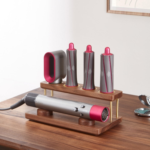 Pour Dyson Airwrap, support de rangement en noyer, support de comptoir, organisateur SH89001021-08