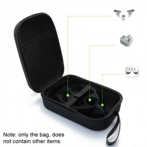 Pour les lunettes de réalité virtuelle Meta Quest 2/3, étui de protection de rangement intégré, sac rigide portable (noir) SH401A683-07