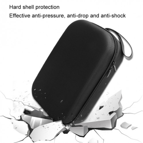 Pour les lunettes de réalité virtuelle Meta Quest 2/3, étui de protection de rangement intégré, sac rigide portable (noir) SH401A683-07
