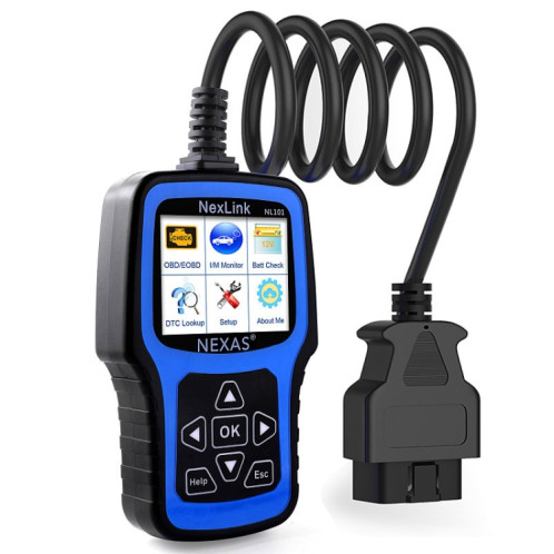 Outil de diagnostic et testeur de batterie universel OBD2 Nexas NL101 avec OBDII SN93781151-012