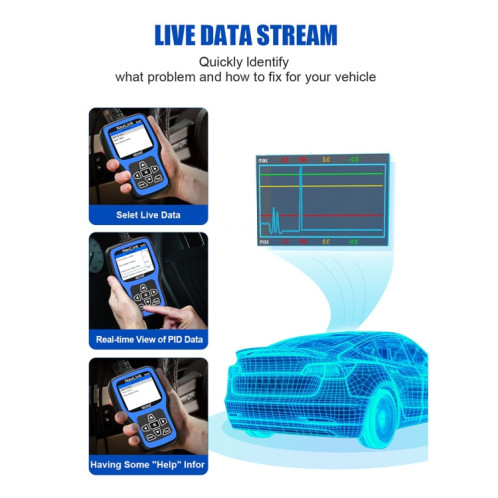 Outil de diagnostic et testeur de batterie universel OBD2 Nexas NL101 avec OBDII SN93781151-012