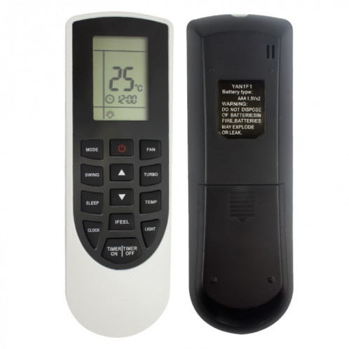 Pièces de rechange pour télécommande du climatiseur GREE YAN1F1 SH9432971-06