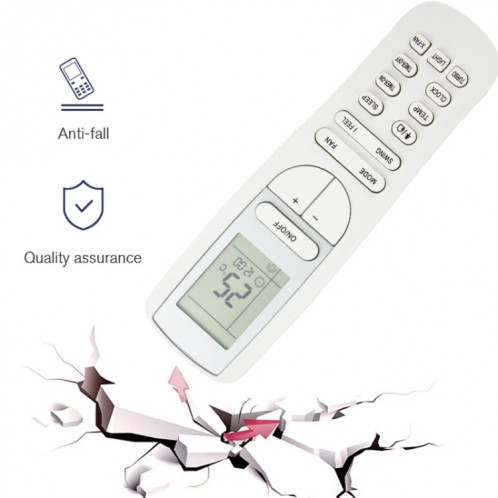 Pièces de rechange pour télécommande de climatiseur GREE YAA1FB SH9435614-06