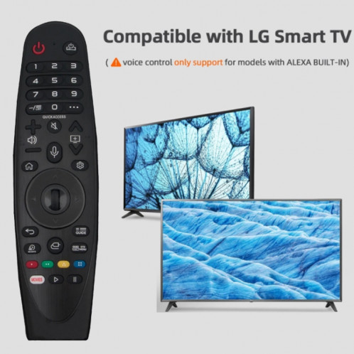 Accessoires de remplacement pour télécommande vocale de télévision LG MR19BA SH5001221-06