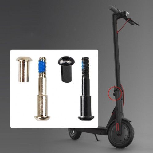 Pour Xiaomi M365 AIMITE Scooter électrique Base pliante paire de sous-vis de verrouillage (noir) SA501A616-05