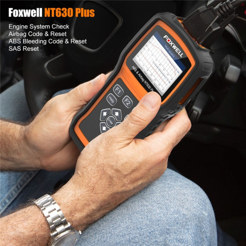 FOXWELL NT630 Plus OBD2 Scanner SRS ABS lecteur de Code SAS huile EPB réinitialiser le Diagnostic SF9472253-012