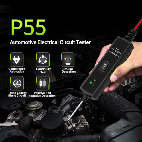 Instrument de diagnostic de positionnement de suivi de court-circuit de système de testeur de circuit électrique automobile (P55) SH601A196-07