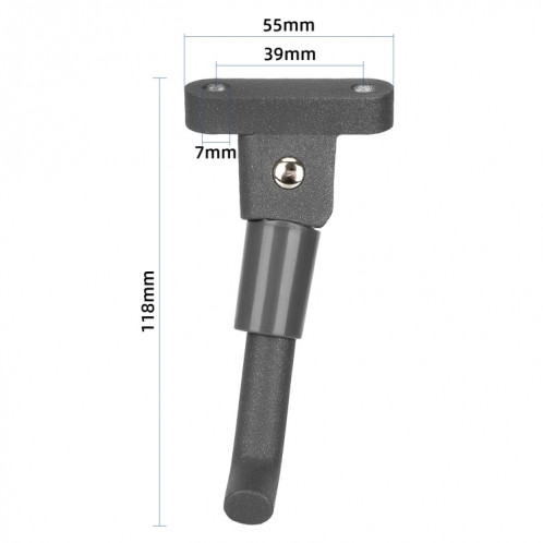 Pour Xiaomi 4 Pro AIMITE accessoires de scooter électrique Support de pied en métal (gris) SA801A602-06