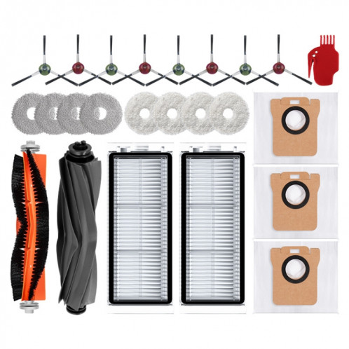 Accessoires pour aspirateur Robot Dreame L20 Ultra / X20 Pro / X20 Pro Plus, 1 brosse en caoutchouc SH3904390-07
