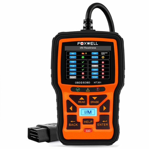 Outil de lecteur de Code de données en direct d'instrument de Diagnostic de défaut de voiture de FOXWELL NT301 OBD2 SF95431794-010