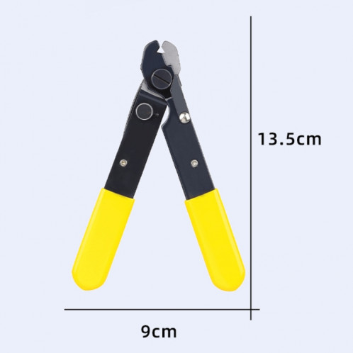 Pince à dénuder les câbles à fibre optique à mâchoire unique (jaune) SH401A1479-06
