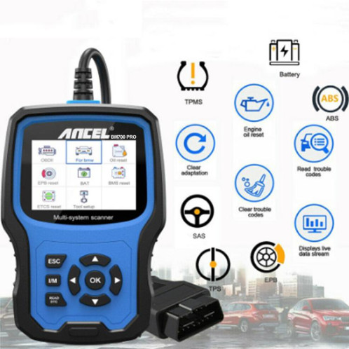 ANCEL BM700 pour BMW système complet de Diagnostic OBDII testeur entretien et réinitialisation outils de réparation SH9608667-013