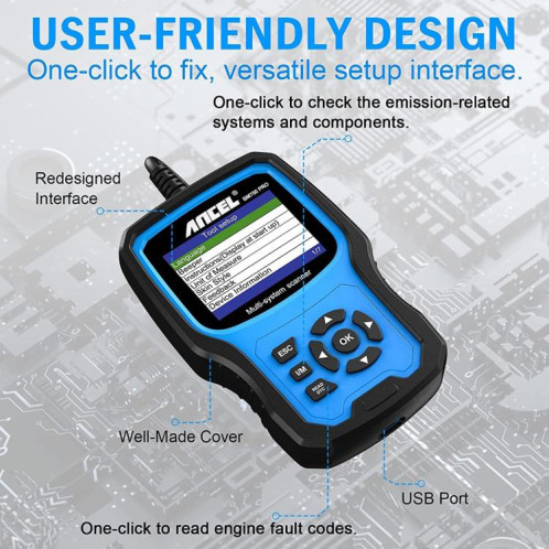 ANCEL BM700 pour BMW système complet de Diagnostic OBDII testeur entretien et réinitialisation outils de réparation SH9608667-013