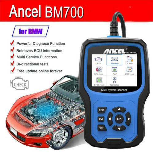 ANCEL BM700 pour BMW système complet de Diagnostic OBDII testeur entretien et réinitialisation outils de réparation SH9608667-013