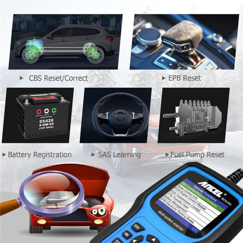 ANCEL BM700 pour BMW système complet de Diagnostic OBDII testeur entretien et réinitialisation outils de réparation SH9608667-013