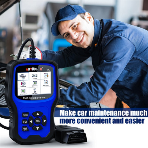 AUTOPHIX 7610 outil de Diagnostic de balayage OBD2, détecteur complet de maintenance et de réparation du système SA96151381-09