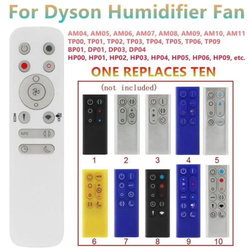 Pour ventilateur d'humidificateur Dyson, pièces de rechange de télécommande universelle SH9646393-06
