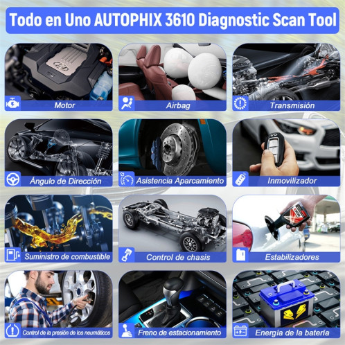 Scanner diagnostique de système complet de voiture de Bluetooth d'AUTOPHIX 3610 pour VW/AUDI/SKODA/SEAT SA96691807-012